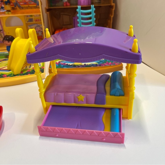 Vintage Dora the Explorer Lot Treehouse Schoolhouse Let's Go Adventure 2005 Pool - Picture 13 of 13